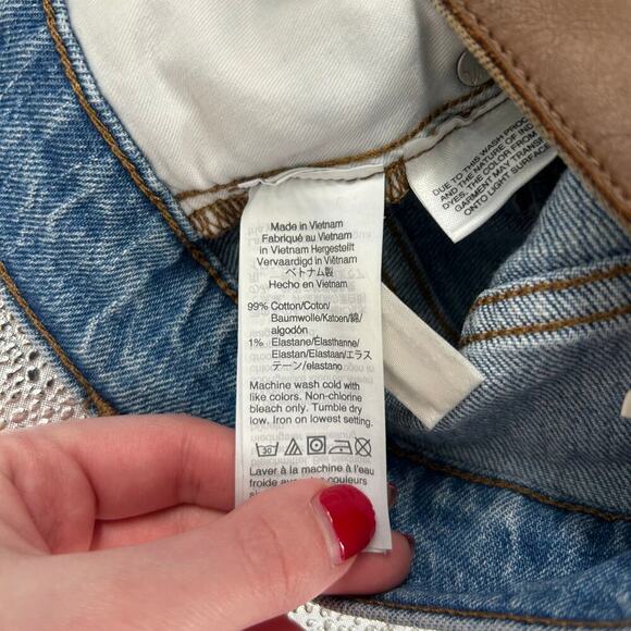 Madewell The Perfect Vintage Jeans Rosabelle Wash Comfort Stretch Edition Sz 24 - Picture 10 of 11